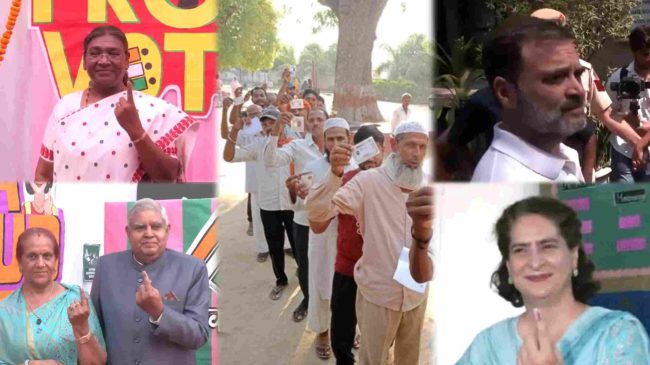 Lok Sabha Election 2024: छठें चरण में वोटिंग जारी,केजरीवाल,प्रियंका,केशव प्रसाद मौर्य,दीपेंद्र सिंह..... सहित इन दिग्गजों ने डाला वोट