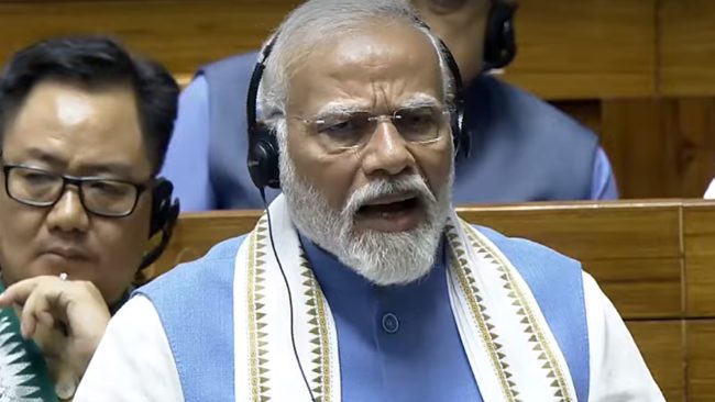 Child intelligence Modi said: चुनाव नतीजों को लेकर पीएम मोदी का कांग्रेस पर तंज, बालक बुद्धि ने कल संसद में एक नया सिम्पैथी कार्ड खेला....बोले मोदी