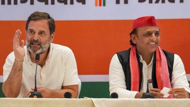 SP Alliance with Congress: उत्तर प्रदेश में कांग्रेस के साथ गठबंधन, सपा की सियासी मजबूरी! 